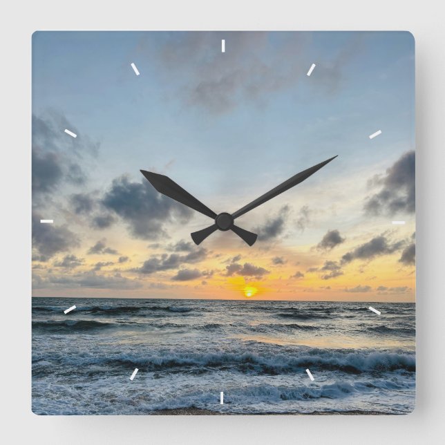 Anpassad väggklocka bröllopsdag gåvor (Framsida)