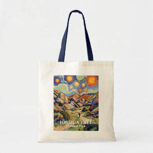 Anpassad Van Gogh Joshua Tree Ökenlandskap Retro Tygkasse