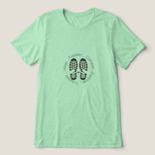 Anpassad vandringseventyr T-shirt Vandrare Trekk