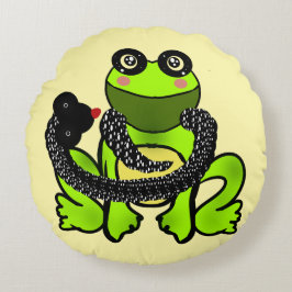 Anpassad Vänskapsgåva Rund Kudde