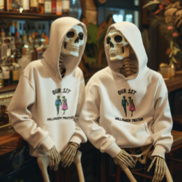 Anpassad vår första Halloween tillsammans parskjor T Shirt