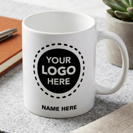 Anpassad varumärkeslogotyp - gåva för nyanställda kaffemugg