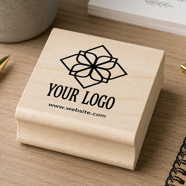Anpassad varumärkeslogotyp stämpel (Custom Logo Business Rubberstamp)