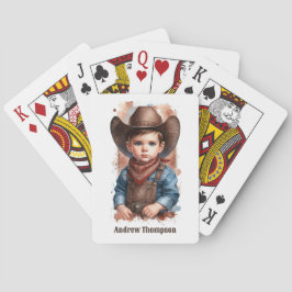 Anpassad västern cowboy födelsedag casinokort