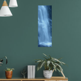 Anpassad vattenfall naturfoto poster
