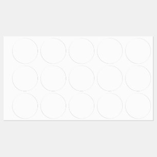 Anpassad vattentät logotyp cirkel etikett