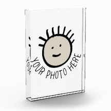 Anpassad vertikal fotoblock mall