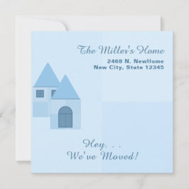 Anpassad Vi har flyttat och hushållsuppvärmning Pa Meddelande