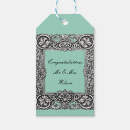 Anpassad viktoriansk rullram – Elegant Presentetikett