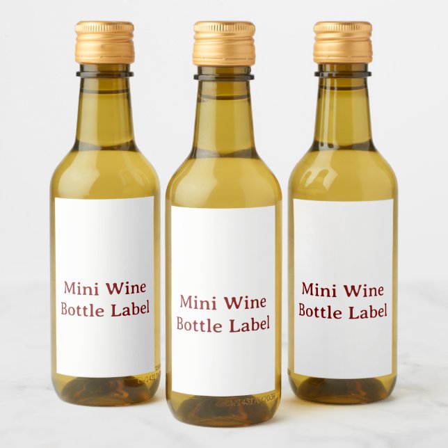 Anpassad vinflasketikett Mini Vinetikett (Flaskor)