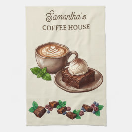 Anpassad Vintage Bageri Merch Brownie Konst Kökshandduk