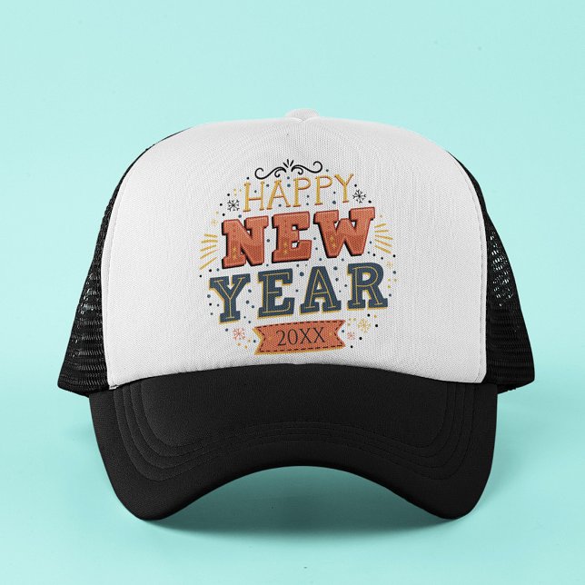 Anpassad Vintage Gott Nytt År-design Unik Keps (Skapare uppladdad)