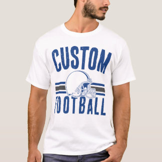 Anpassad Vintage Grafisk Fotbollströja T Shirt