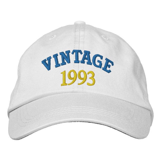 Anpassad Vintage med broderade baskåpa Broderad Keps (Framsida)