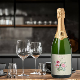 Anpassad Vintage Rose Bröllopsdusch