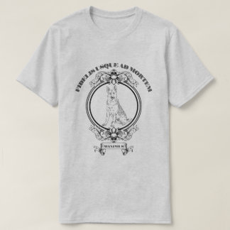 Anpassad Vintage Tysk Shepherds Vapen - Mörk Akade T Shirt