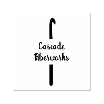 Anpassad virkad självbläckande gummistämpel