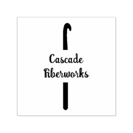 Anpassad virkad självbläckande gummistämpel självfärgande stämpel