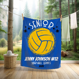Anpassad volleyboll Studentexamen Kvälls Firande Fleecefilt