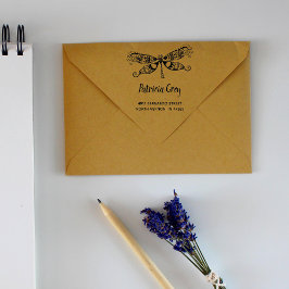 Anpassad Whimsical Trollslända Returadress Stämpel