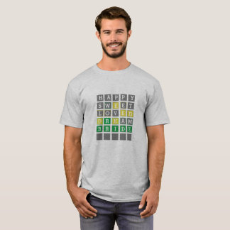 Anpassad Wordle T-Shirt