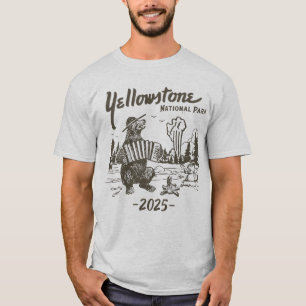 Anpassad Yellowstone-vägresa 2027 Familjetröja T Shirt