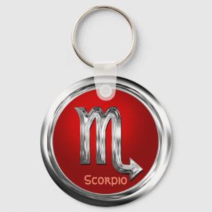 Anpassad zodiaksymbol för Scorpio Nyckelring