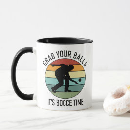Anpassade 2 Sidoskiktet (Namn) Bocce Boll Mugg