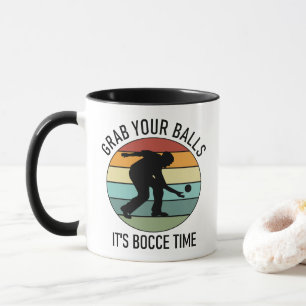Anpassade 2 Sidoskiktet (Namn) Bocce Boll Mugg
