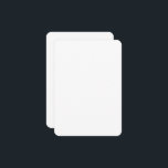 Anpassade 3,5x5 Matt inbjudan | Rundade hörn<br><div class="desc">Skapa fantastiska 3, 5x5 anpassade matta inbjudningskort med rundade hörn</div>