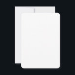 Anpassade 3,5x5 Mattade Inbjudningar | Rundade Hör<br><div class="desc">Skapa fantastiska 3, 5x5 anpassade matta inbjudningskort med rundade hörn</div>