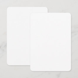 Anpassade 3,5x5 Mattade Inbjudningar | Rundade Hör