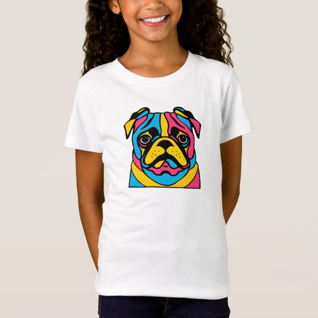 anpassade 3-tonpuckel t shirt (Framsida)