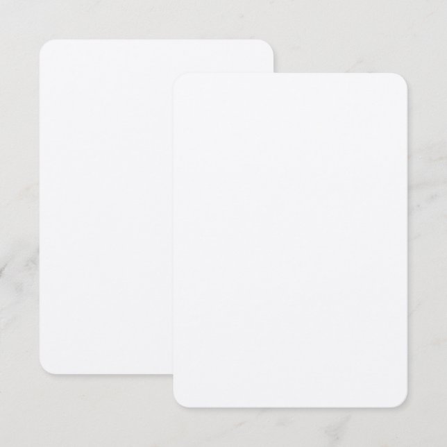 Anpassade 8,9 cm x 12,7 cm Kraft-inbjudningar rund Inbjudningar (Fram/baksida)
