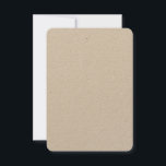 Anpassade 8,9 cm x 12,7 cm Kraft-inbjudningskort r Inbjudningar<br><div class="desc">Skapa fantastiska anpassade inbjudningar med våra premium Kraft-papperkort i storleken 8, 9 cm x 12, 7 cm. Dessa mångsidiga, miljövänliga inbjudningar har rundade hörn och en jämn, jordtonad finish, perfekt för alla speciella tillfällen. Våra Kraft-inbjudningar är tillverkade med en tjocklek på 14 pt och en vikt på 100 g/m², vilket...</div>