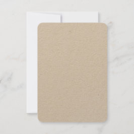 Anpassade 8,9 cm x 12,7 cm Kraft-inbjudningskort r Inbjudningar