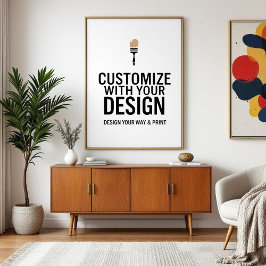 Anpassade 8 x 10-tums tom Visning för händelse Poster