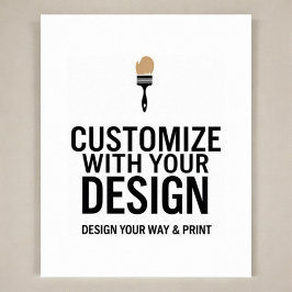 Anpassade 8 x 10-tums tom Visning för händelse Poster