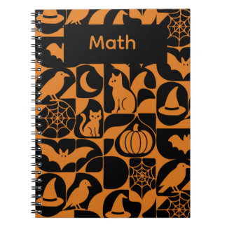 Anpassade Abstrakt Halloween-design Anteckningsbok
