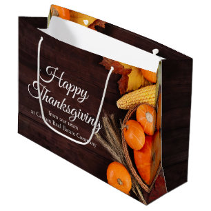 Anpassade Affärs Lycklig Thanksgiving Pumpa
