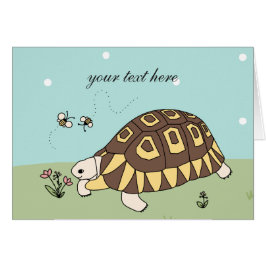 Anpassade Angulate sköldpaddakort Hälsningskort