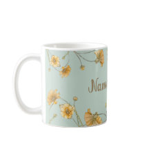 Anpassade Anpassa Blommigt Kaffe Tea Kopp Mugg