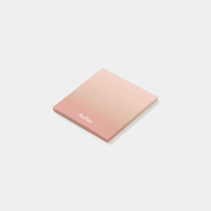 Anpassade anteckningar efter Namn Post-it Block