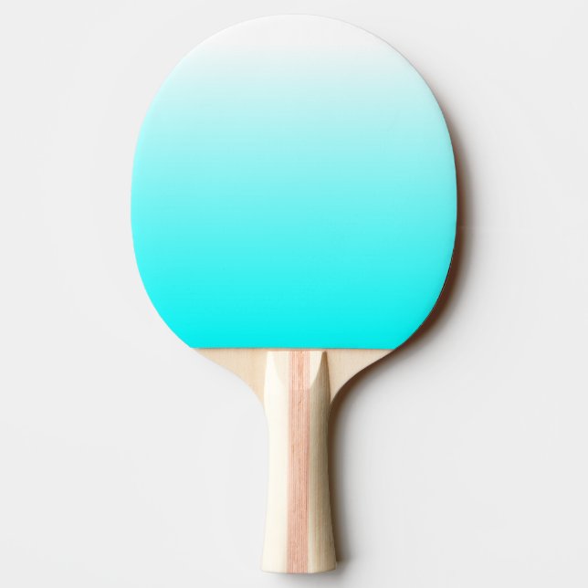 Anpassade Aqua Ombre Pingisracket (Baksidan)