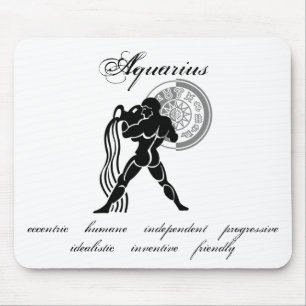 Anpassade Aquarius-drag Zodiac i Grekland-stil Musmatta