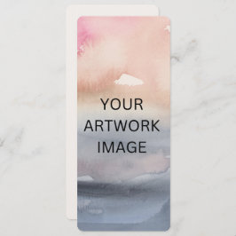 Anpassade Artist Bookmark-mall Julkort