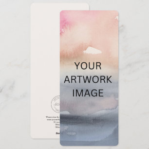 Anpassade Artist Bookmark-mall Julkort