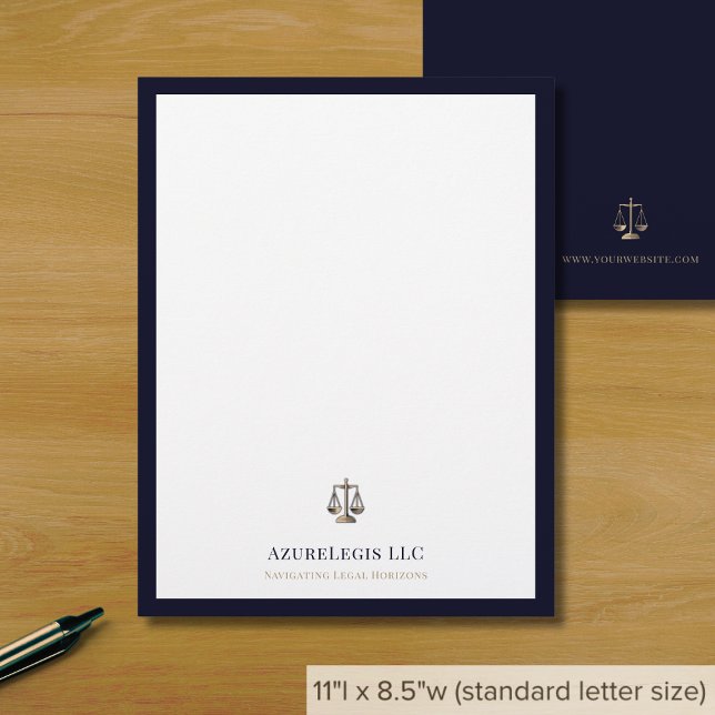 Anpassade Attorney Letterhead Brevhuvud (Skapare uppladdad)