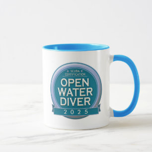 Anpassade Auktoriserad Open Vatten Diver Mugg