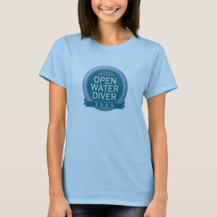 Anpassade Auktoriserad Open Vatten Diver Tee